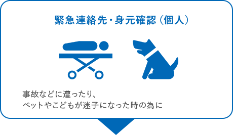 緊急連絡先・身元確認